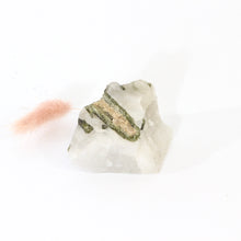 Load image into Gallery viewer, Green tourmaline in quartz crystal chunk | ASH&amp;STONE Crystals Shop Auckland NZ
