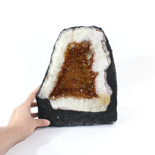 Load image into Gallery viewer, Large citrine crystal cave 13kg | ASH&amp;STONE Crystals Shop Auckland NZ
