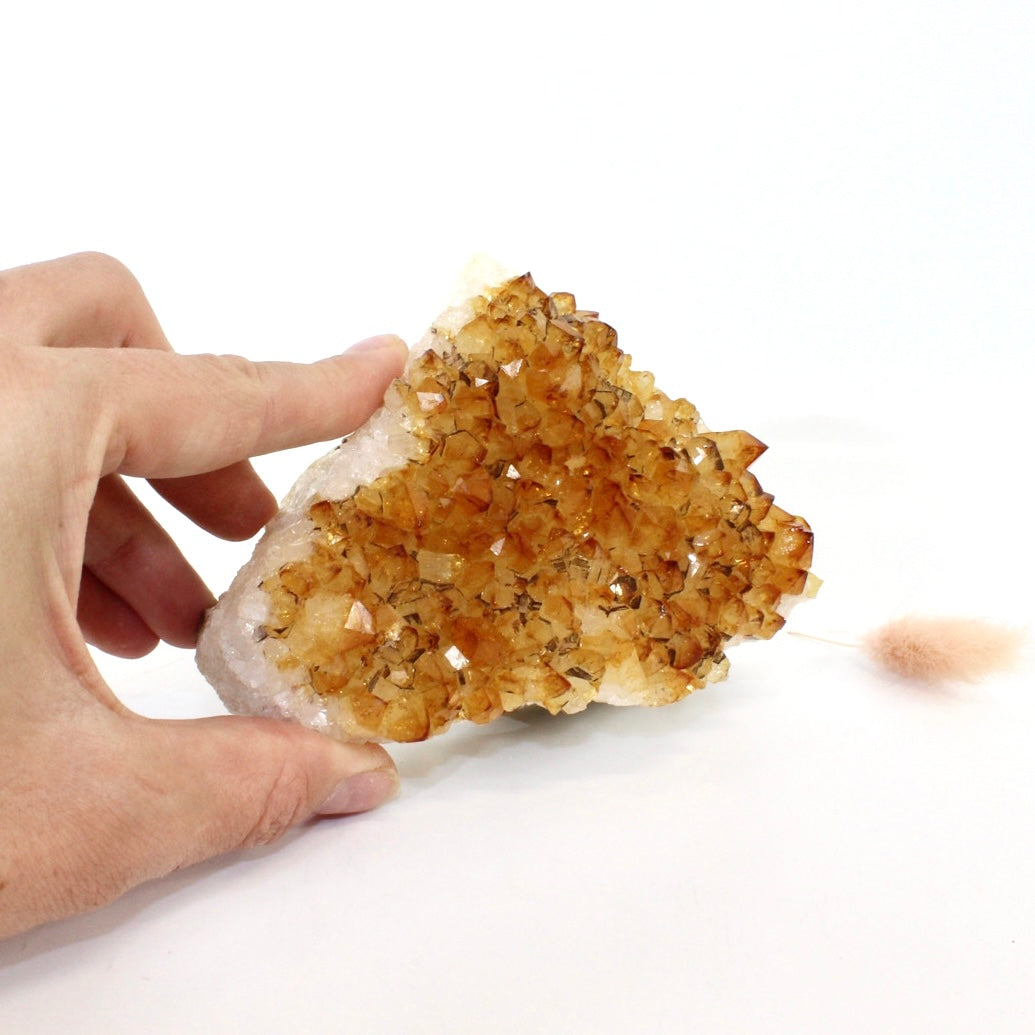 Citrine crystal cluster | ASH&STONE Crystals Shop Auckland NZ