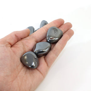 Hematite crystal tumblestone | ASH&STONE Crystals Shop Auckland NZ