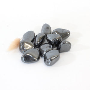Hematite crystal tumblestone | ASH&STONE Crystals Shop Auckland NZ
