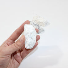 Load image into Gallery viewer, Howlite crystal chunk with cut base | ASH&amp;STONE Crystals Shop Auckland NZ
