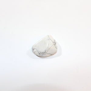 Howlite polished palm stone | ASH&STONE Crystals Shop Auckland NZ