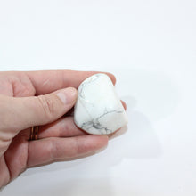 Load image into Gallery viewer, Howlite polished palm stone | ASH&amp;STONE Crystals Shop Auckland NZ
