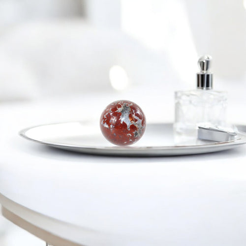 Jasper polished crystal sphere | ASH&STONE Crystal Shop Auckland NZ