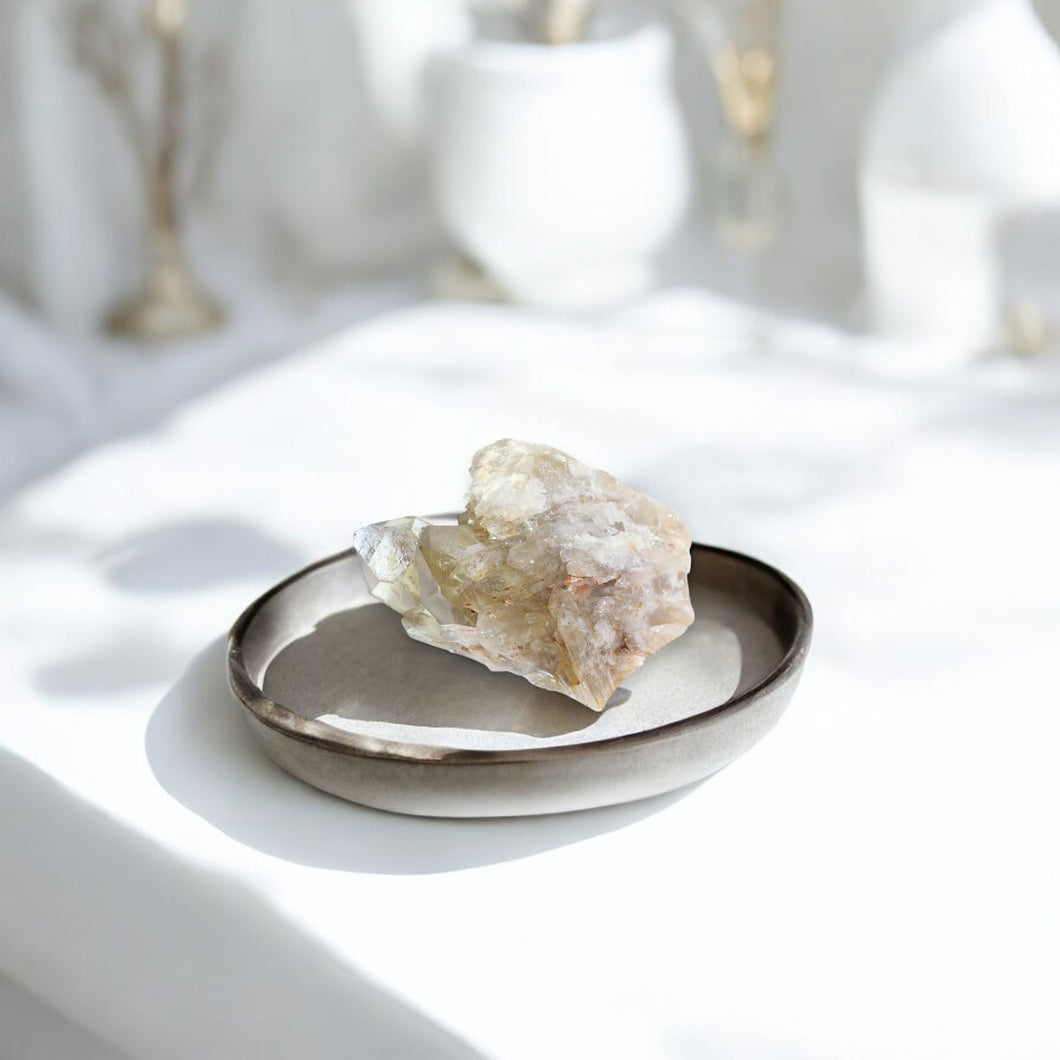 Kundalini Natural Citrine Clustered Crystal Point | ASH&STONE Crystal Shop Auckland NZ