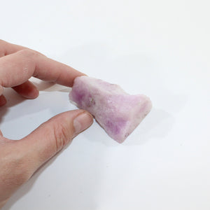 Natural pink kunzite crystal chunk | ASH&STONE Crystal Shop Auckland NZ