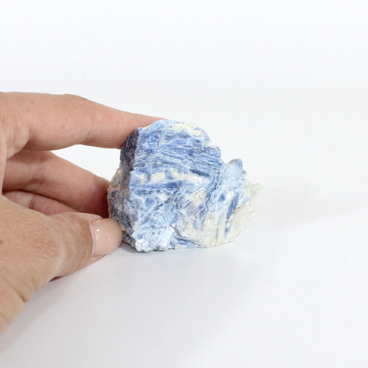Kyanite crystal with cut base | ASH&STONE Crystals Shop Auckland NZ