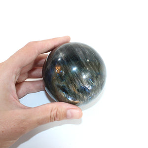 Labradorite polished crystal sphere | ASH&STONE Crystals Shop Auckland NZ