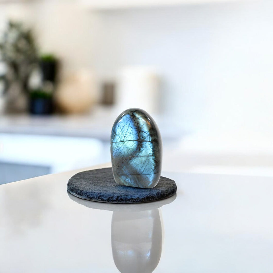 Labradorite polished crystal free form | ASH&STONE Crystal Shop Auckland NZ