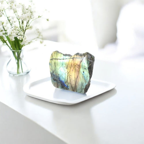 Labradorite polished crystal | ASH&STONE Crystal Shop Auckland NZ