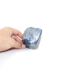 Load image into Gallery viewer, Lapis lazuli with pyrite polished crystal freeform | ASH&amp;STONE Crystal Shop Auckland NZ
