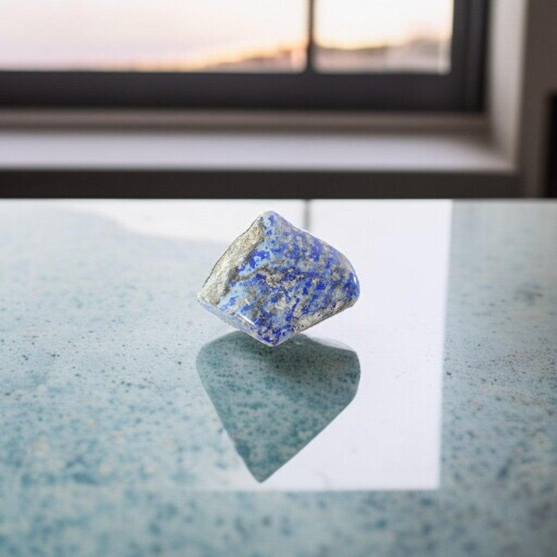 Lapis lazuli crystal chunk | ASH&STONE Crystal Shop Auckland NZ