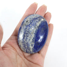 Load image into Gallery viewer, Lapis lazuli polished crystal palm stone | ASH&amp;STONE Crystals Shop Auckland NZ
