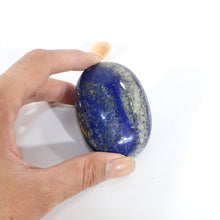 Load image into Gallery viewer, Lapis lazuli polished crystal palm stone | ASH&amp;STONE Crystals Shop Auckland NZ
