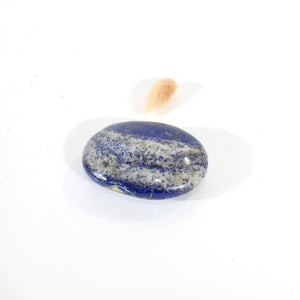 Lapis lazuli polished crystal palm stone | ASH&STONE Crystals Shop Auckland NZ