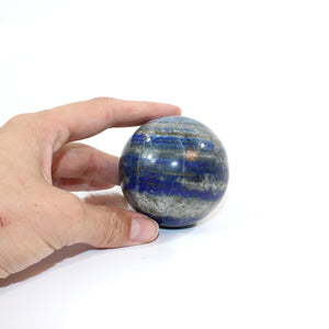 Lapis lazuli polished crystal sphere  | ASH&STONE Crystals Shop Auckland NZ
