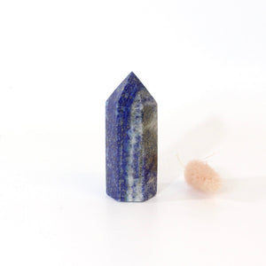 Lapis lazuli polished crystal tower | ASH&STONE Crystals Shop Auckland NZ