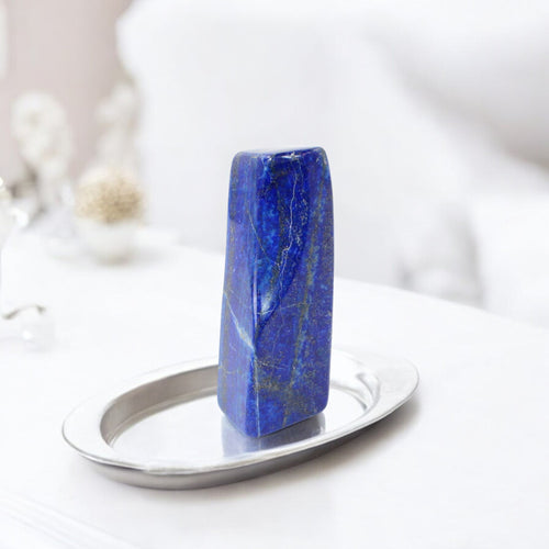 Lapis lazuli polished crystal freeform 