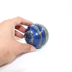 Lapis lazuli polished crystal sphere | ASH&STONE Crystals Shop Auckland NZ