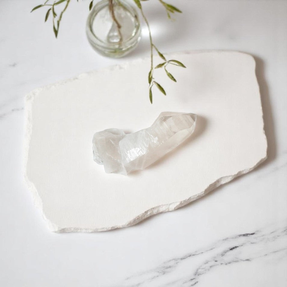 Lemurian quartz crystal point | ASH&STONE Crystal Shop Auckland NZ