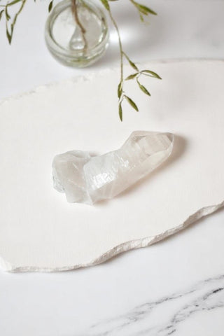 Lemurian quartz crystal point | ASH&STONE Crystal Shop Auckland NZ