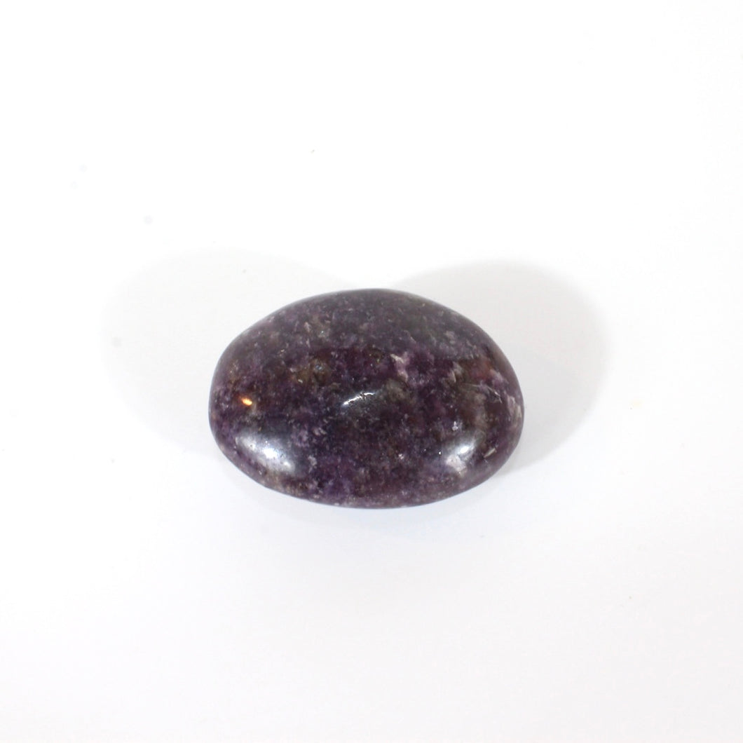 Lepidolite polished crystal palm stone | ASH&STONE Crystals Shop Auckland NZ