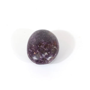 Lepidolite polished crystal palm stone | ASH&STONE Crystals Shop Auckland NZ