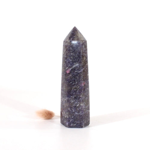 Lepidolite polished crystal generator | ASH&STONE Crystals Shop Auckland NZ