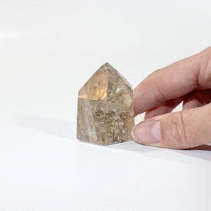 Lodolite polished crystal point | ASH&STONE Crystals Shop Auckland NZ