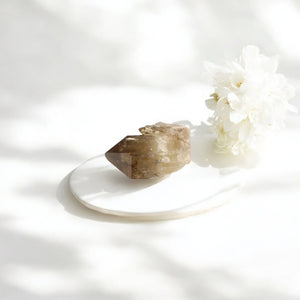 Kundalini natural citrine crystal point - extremely rare | ASH&STONE Crystal Shop Auckland NZ