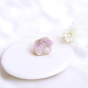 Natural pink kunzite crystal chunk | ASH&STONE Crystals Shop Auckland NZ