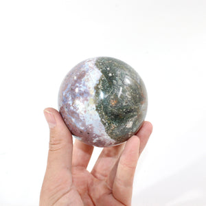 Ocean jasper polished crystal sphere | ASH&STONE Crystal Shop Auckland NZ