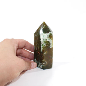 Ocean jasper polished crystal tower | ASH&STONE Crystal Shop Auckland NZ