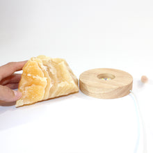 Load image into Gallery viewer, Orange calcite crystal lamp | ASH&amp;STONE Crystals Shop Auckland NZ
