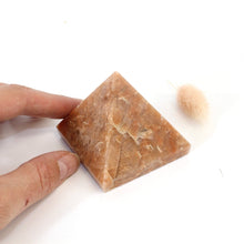 Load image into Gallery viewer, Peach moonstone crystal pyramid | ASH&amp;STONE Crystals Shop Auckland NZ
