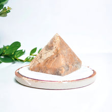 Load image into Gallery viewer, Peach moonstone crystal pyramid | ASH&amp;STONE Crystals Shop Auckland NZ
