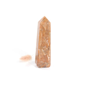 Peach moonstone crystal tower | ASH&STONE Crystals Shop Auckland NZ