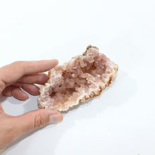 Load image into Gallery viewer, Pink amethyst crystal cluster : buy the whole geode or a half! | ASH&amp;STONE Crystal Shop Auckland NZ
