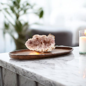 Pink amethyst crystal cluster : buy the whole geode or a half! | ASH&STONE Crystal Shop Auckland NZ