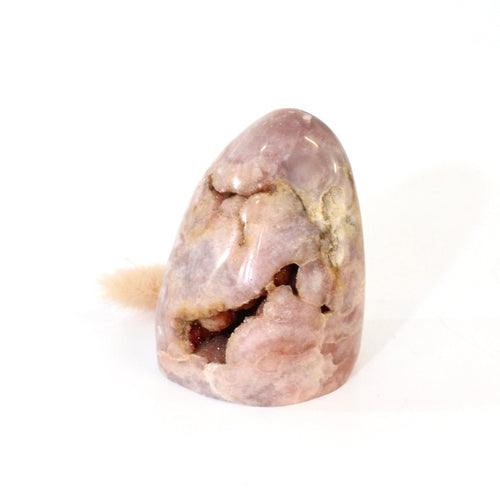 Pink amethyst polished crystal free form with cave | ASH&STONE Crystals Shop Auckland NZ