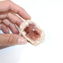 Load image into Gallery viewer, Pink amethyst crystal geode half | ASH&amp;STONE Crystals Shop Auckland NZ
