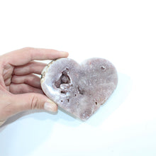 Load image into Gallery viewer, Pink amethyst polished crystal heart | ASH&amp;STONE Crystal Shop Auckland NZ
