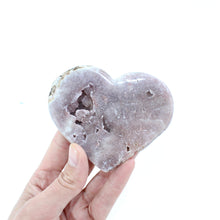 Load image into Gallery viewer, Pink amethyst polished crystal heart | ASH&amp;STONE Crystal Shop Auckland NZ
