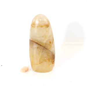 Golden healer polished crystal free form | ASH&STONE Crystals Shop Auckland NZ
