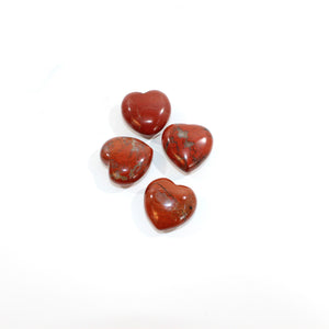 Red Jasper polished crystal heart | ASH&STONE Crystal Shop Auckland NZ
