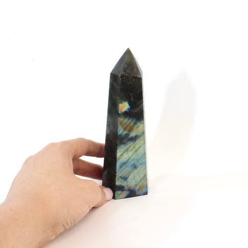 Labradorite polished crystal tower | ASH&STONE Crystals Shop Auckland NZ
