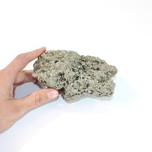 Load image into Gallery viewer, Pyrite crystal chunk 1.41kg  | ASH&amp;STONE Crystals Shop Auckland NZ
