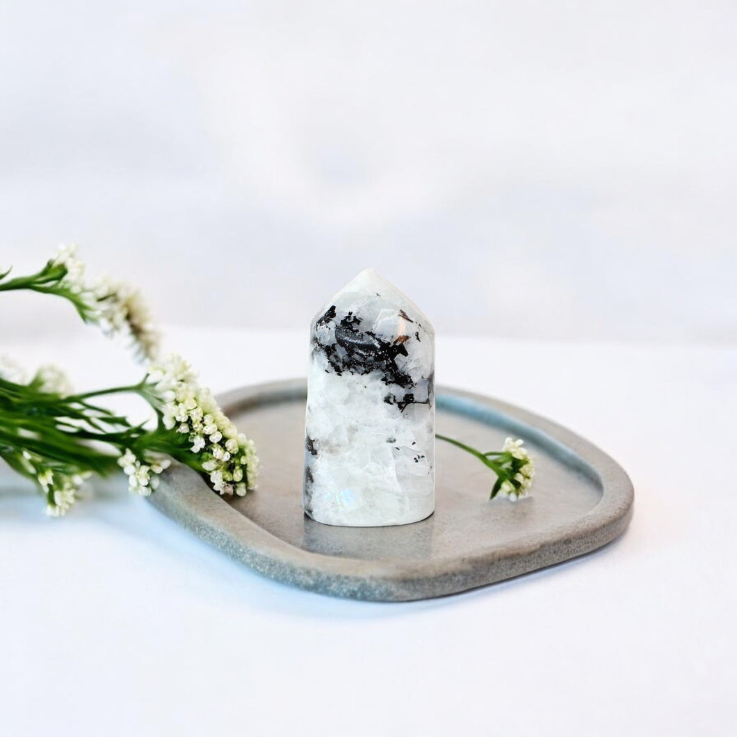 Rainbow moonstone crystal generator | ASH&STONE Crystals Shop Auckland NZ