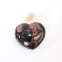 Load image into Gallery viewer, Rhodonite polished crystal heart | ASH&amp;STONE Crystals Shop Auckland NZ
